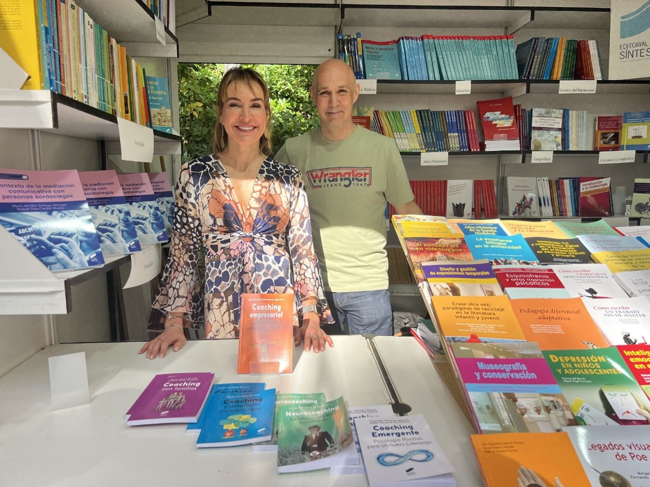 Feria del libro de Madrid | Editorial Síntesis | Libros de Meritxell Obiols | Coach